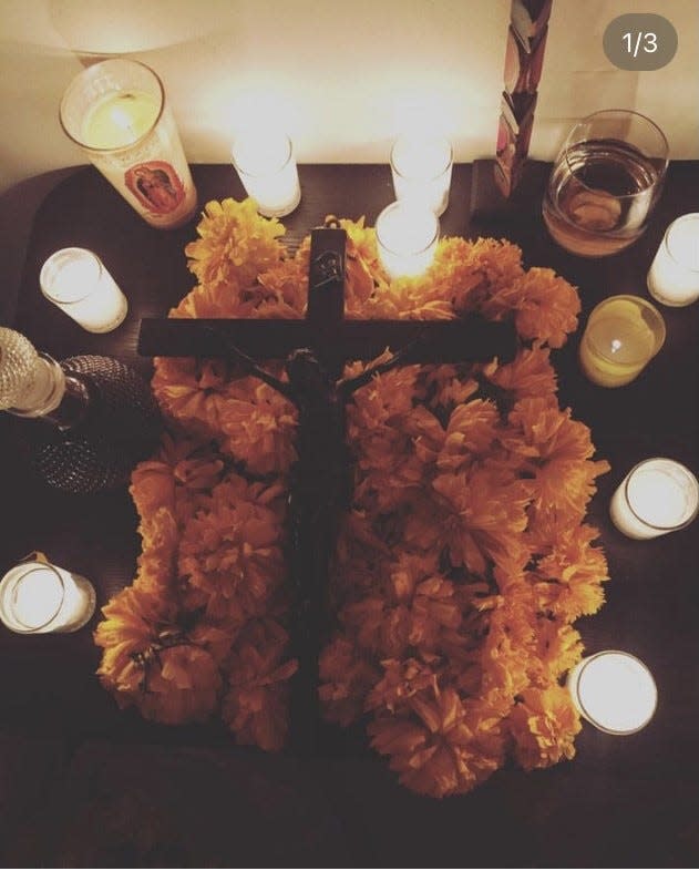 Carli Pierson's 2020 Day of the Dead altar.