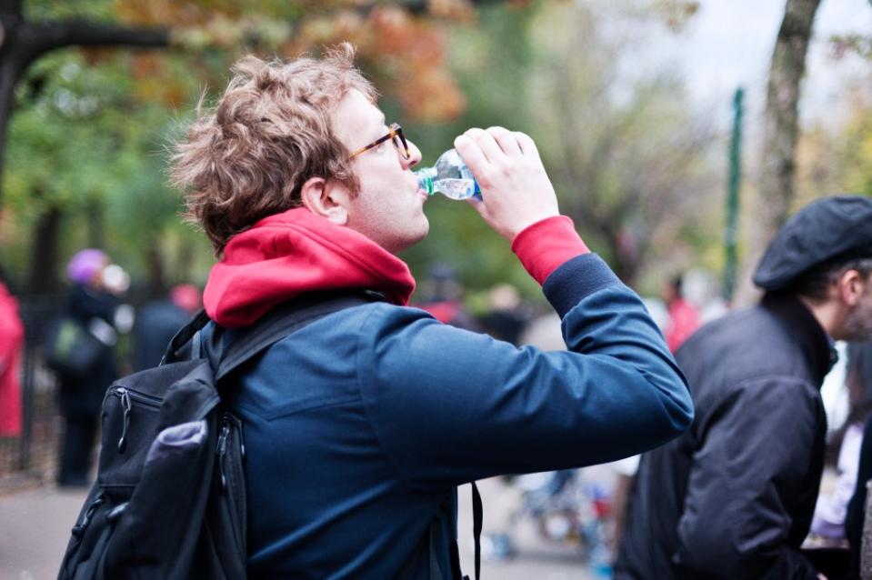 Both Bottcher and Williams said New Yorkers drink far too much water from plastic bottles. Corbis via Getty Images