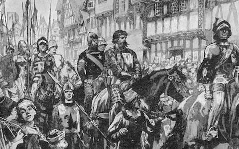 William Wallace on his final journey to Smithfield - Credit: GETTY