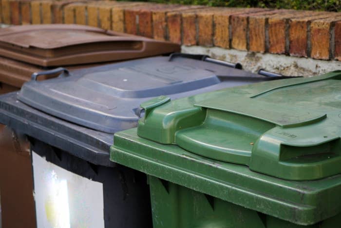 Photo of large garbage cans