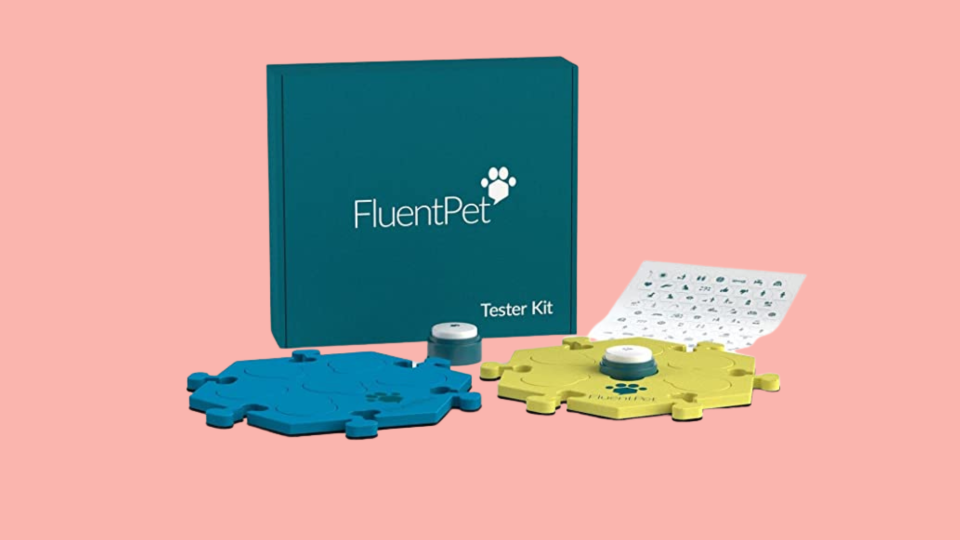 Best holiday gifts for dogs: FluentPet Talking Buttons.