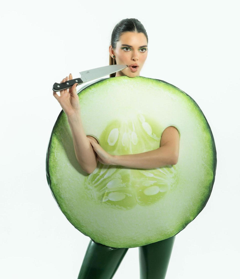 Le déguisement de concombre de Kendall Jenner