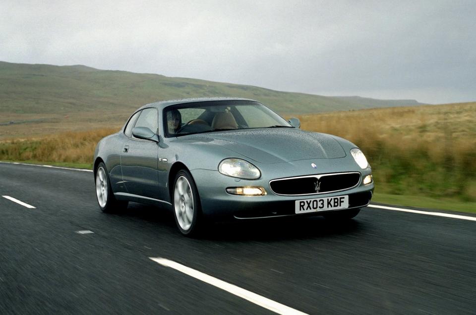 <p>Better known as the 4200 GT, the Maserati coupé replaced the 3200 in 2001. Apart from the increase in engine capacity, the big news was the 4.2-litre V8 motor was a <strong>Ferrari</strong>-derived unit rather than the previous unit that was Maserati’s own. This came with far better reliability that makes the 4200 a safer all-round bet than the 3200, even if you do forego the 3200’s <strong>‘boomerang’</strong> rear lights.</p><p>As well as <strong>176mph</strong> top speed ability and 0-60mph in 4.9 seconds, the 4200 is one of the most spacious coupés in this list. It has two generous rear seats that will easily accommodate adults, and the boot is also big enough to cope with their travelling luggage demands. All this from £8,000 makes the Maserati very tempting.</p>