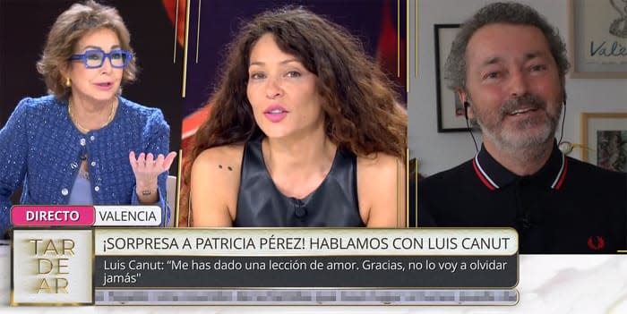 Luis Canut sorprende a Patricia Pérez en pleno directo: Me salvaste la vida