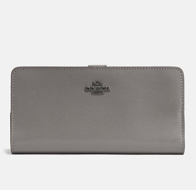 Skinny Wallet. Image via Coach.