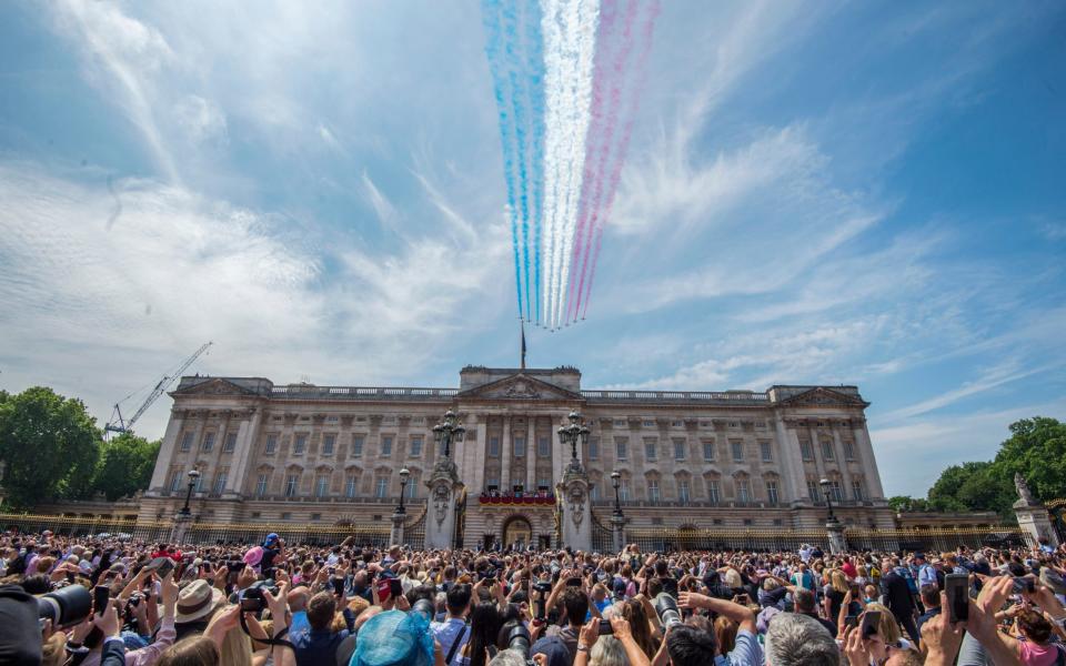 The Queen's official birthday is usually marked by a flypast - Paul Grover