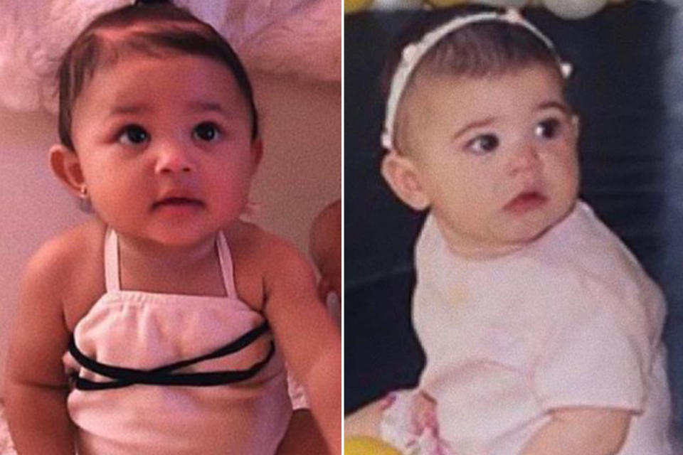 Kylie Jenner Posts Twinning Shots of Her and Stormi as Babies