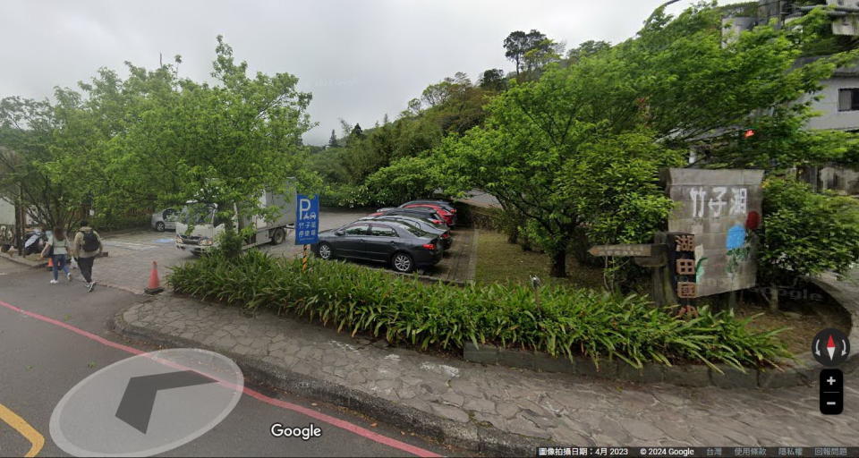 圖／竹子湖路停車場。
