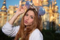 <p>Those ears don't lie — this Colombian singer had a blast at Walt Disney World in Florida! The star was joined by her two sons, Sasha, 6, and Milan, 8, whom she shares with her husband, Gerard Piqué.</p> <p>"Unforgettable moments!" she captioned <a href="https://www.instagram.com/p/CYjhjuUs0DG/" rel="nofollow noopener" target="_blank" data-ylk="slk:a series of photos;elm:context_link;itc:0;sec:content-canvas" class="link ">a series of photos</a> from their visit to the park. "We all need a little fantasy!"</p>