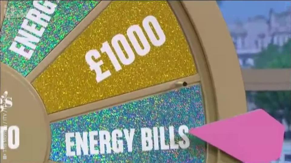 'This Morning' ran a competition to pay for a viewer's energy bills. (ITV)