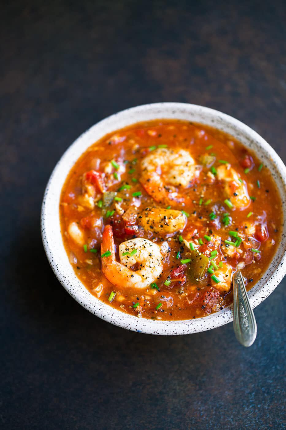 Whole30 Instant Pot Seafood Gumbo