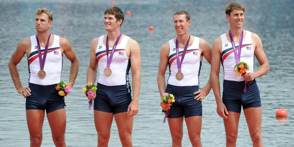 The American men's rowing team