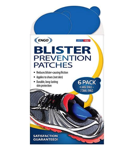 If you need immediate pain relief from the friction of rubbing, calluses and blisters on your feet, <a href="https://amzn.to/3bCJv7v" target="_blank" rel="noopener noreferrer">these patches</a> can be placed in pretty much any kind of footwear. Whether it's the ball of your foot, the side of your foot, or even your arch that gives you trouble, these patches are versatile enough to protect your skin. <a href="https://amzn.to/3bCJv7v" target="_blank" rel="noopener noreferrer">Get them on Amazon</a>.