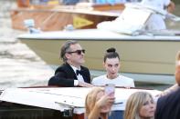 <p>At the 2019 Venice Film Festival, Phoenix and Mara made a grand entrance for the world premiere of his film <em>Joker</em>. The couple was all smiles as they <a href="https://www.vanityfair.com/hollywood/2019/09/on-the-scene-at-the-venice-film-festival" rel="nofollow noopener" target="_blank" data-ylk="slk:arrived on a boat;elm:context_link;itc:0;sec:content-canvas" class="link ">arrived on a boat</a>. Phoenix wore a tux and Mara a white gown. </p> <p>The movie would later <a href="https://www.cnn.com/2019/09/07/entertainment/joker-venice-film-festival-trnd" rel="nofollow noopener" target="_blank" data-ylk="slk:win the festival's big prize;elm:context_link;itc:0;sec:content-canvas" class="link ">win the festival's big prize</a>, the Golden Lion, for best film.</p>