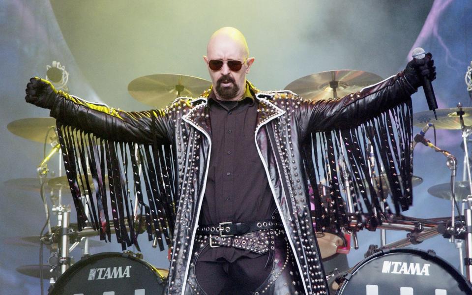 Heavy duty: Rob Halford, of West Midlands rockers Judas Priest, kept his sexuality hidden for 26 years - Tim Mosenfelder/Getty