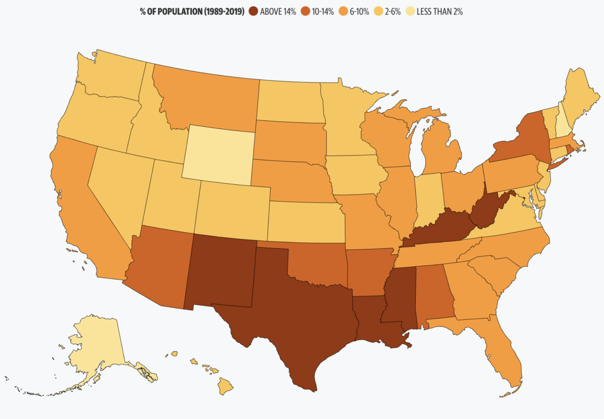 Map These US states have the highest rates of longterm poverty [Video]