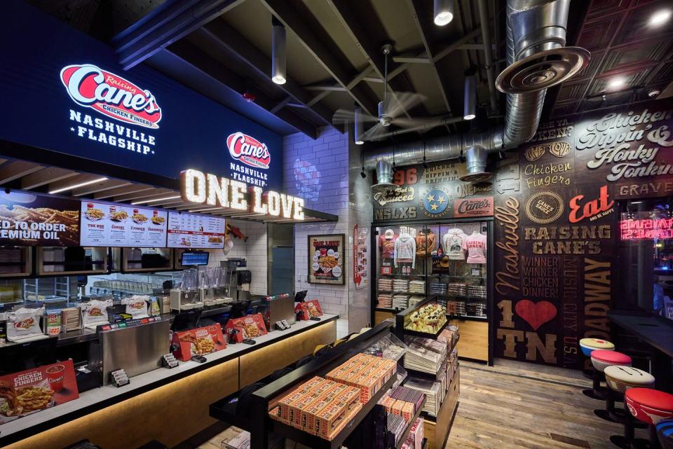 raising cane's nashville flagship