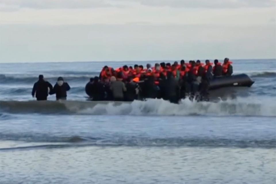 At least 20 people set sail from Dunkirk, northern France on a seperate journey hours after the five people were confirmed dead (BBC)