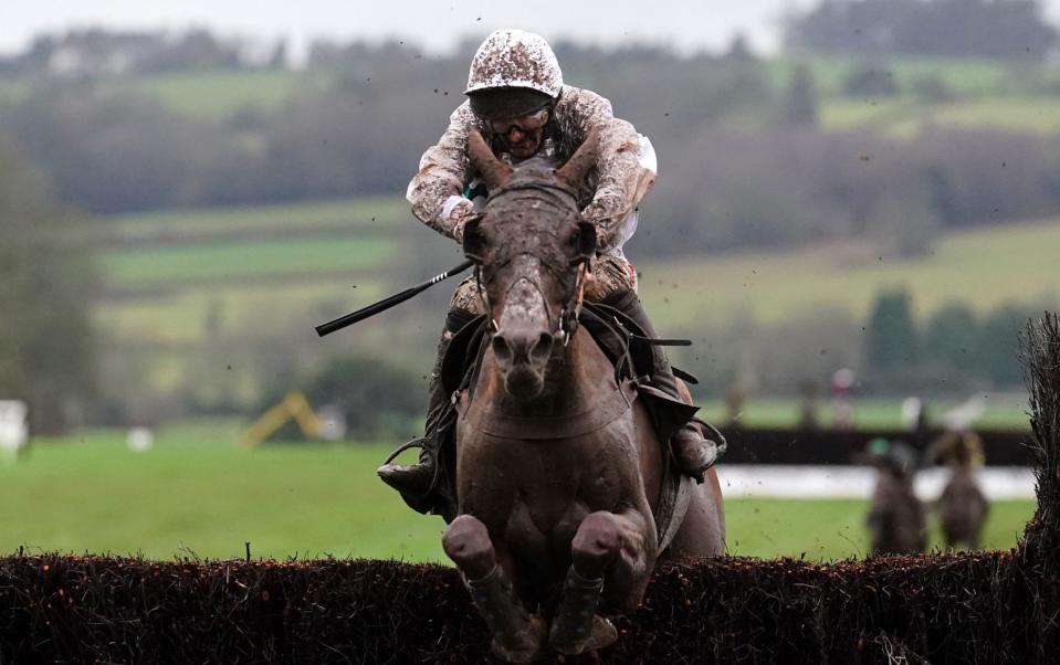 Nassalam ridden by Caoilin Quinn wins The Coral Welsh Grand National Handicap Chase at Chepstow Racecourse