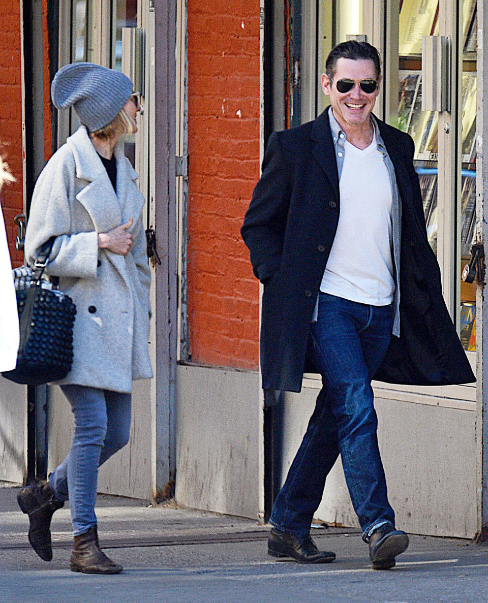 <p>The two had previously been seen taking a stroll together back in March as they bundled up in the cold New York weather. The costars were all smiles as they headed to a sushi spot for lunch.</p>