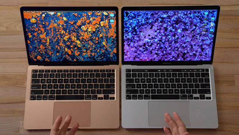 M1 版 MacBook Pro vs MacBook Air 全方面比較