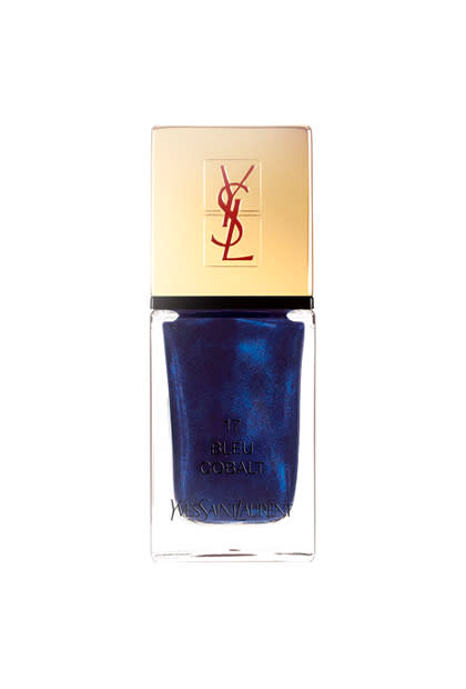 Yves Saint Laurent La Laque Couture Nail Lacquer in Blue Cobalt, $25