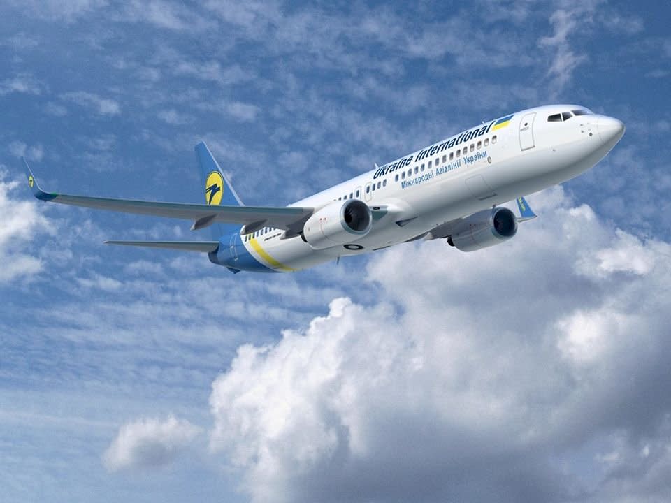 烏克蘭國際航空(Ukraine International Airlines)客機 (圖:官方臉書)