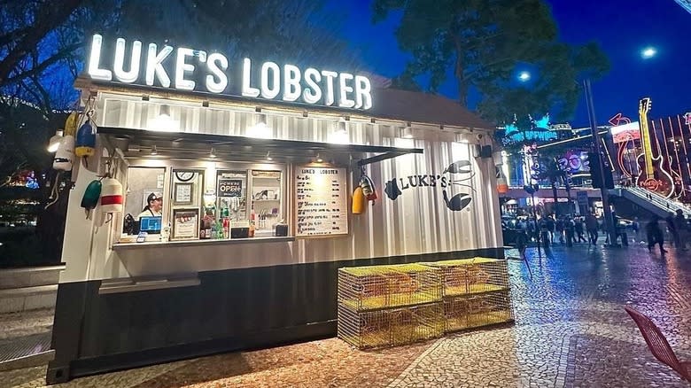 lobster stand street food