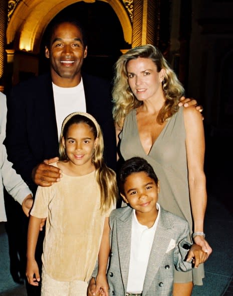 OJ Simpson, Nicole Simpson, Sydney Simpson and Justin Simpson.