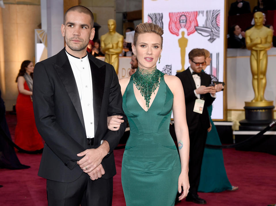 Scarlett Johansson et Romain Dauriac