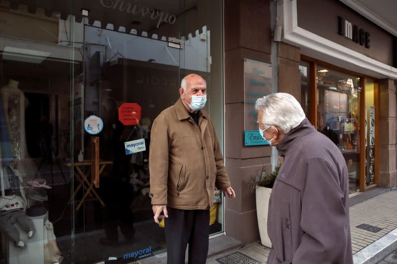 Lockdown in Mytilene to contain the spread of the coronavirus disease (COVID-19), on the island of Lesbos