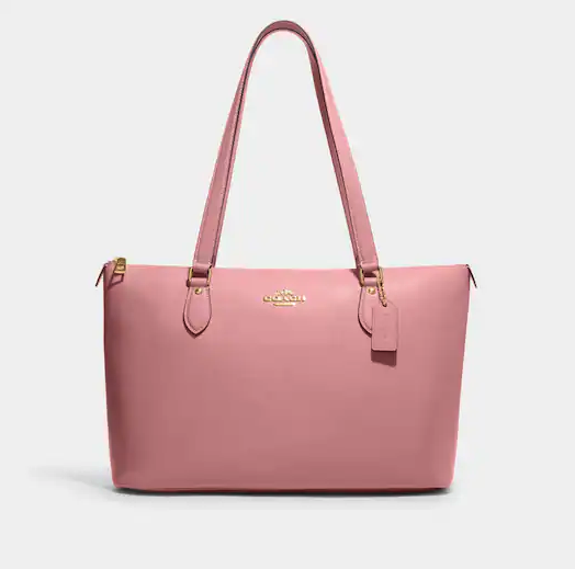 Gallery Tote in True Pink. Image via Coach Outlet. 