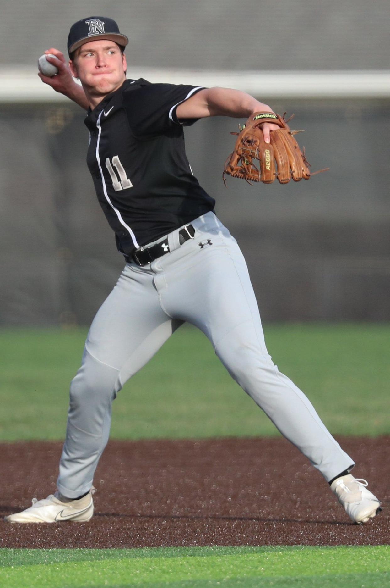 Senior infielder and pitcher Kyle Koehler delivered a standout season, leading North in batting average (.493), hits (36), RBI (27), doubles (8) and home runs (8). His home-run total set the single-season program record.