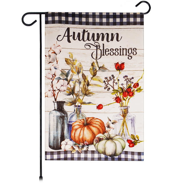 <p><a href="https://go.redirectingat.com?id=74968X1596630&url=https%3A%2F%2Fwww.walmart.com%2Fip%2FG128-Garden-Flag-Fall-Decoration-Autumn-Blessings-Pumpkins-and-Flower-Vases-12-x18%2F290466617&sref=https%3A%2F%2Fwww.thepioneerwoman.com%2Fhome-lifestyle%2Fdecorating-ideas%2Fg44734184%2Fwalmart-fall-decorations-2024%2F" rel="nofollow noopener" target="_blank" data-ylk="slk:Shop Now;elm:context_link;itc:0;sec:content-canvas" class="link rapid-noclick-resp">Shop Now</a></p><p>Autumn Blessings Garden Flag</p><p>walmart.com</p><p>$14.99</p><span class="copyright">Walmart</span>