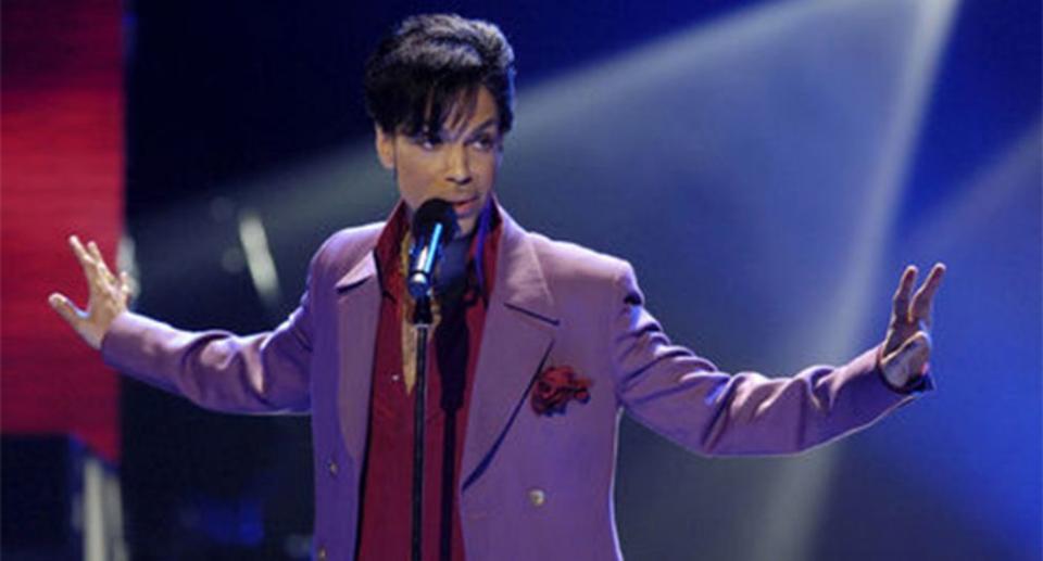 Prince has long been associated with the color purple. (Reuters)