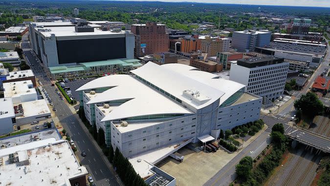 High Point NC from above