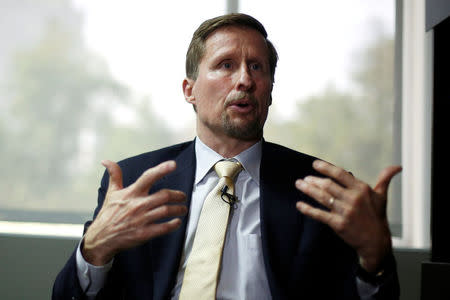 FILE PHOTO: SunPower Corporation Chief Executive Tom Werner speaks during an interview with Reuters in Mexico City, Mexico, March 29, 2016. REUTERS/Tomas Bravo/File Photo