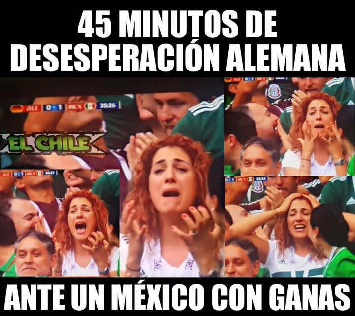 Memes Alemania vs México