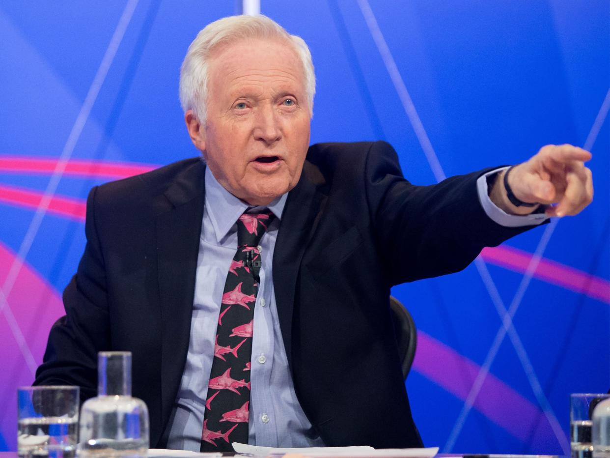 David Dimbleby has been a regular face on British television screens since the 1960s: PA