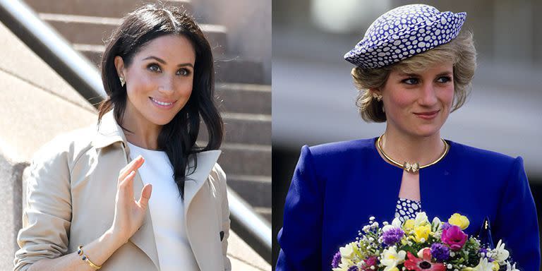 Meghan Markle Princess Diana Butterfly Earrings