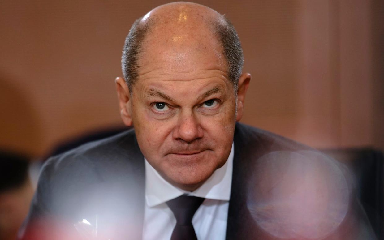 German Chancellor Olaf Scholz