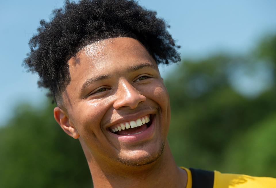 Starkville quarterback Trey Petty, seen in Ridgeland, Miss., July 21, 2023, is a member of the 2023 Dandy Dozen. Petty has committed to Illinois.