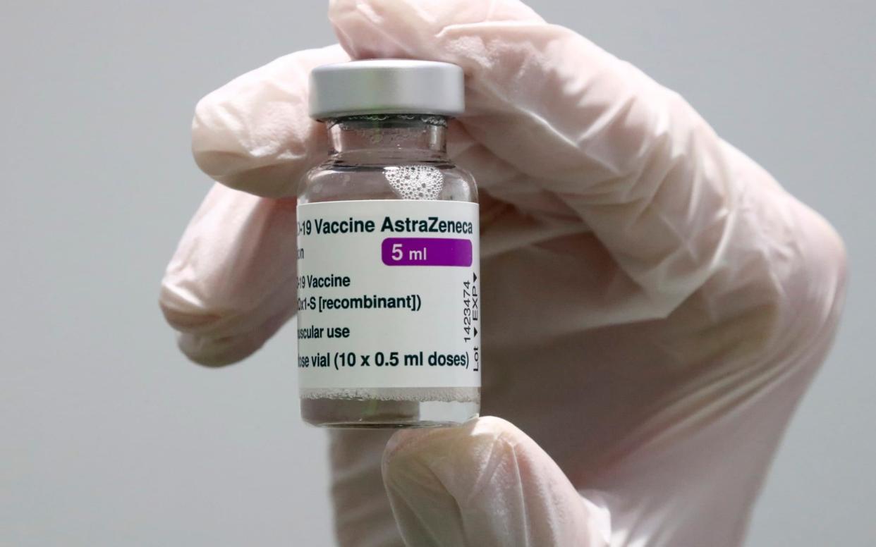 US stops production of AstraZeneca vaccine at a Baltimore plant following mix-up - Matthias Schrader/AP