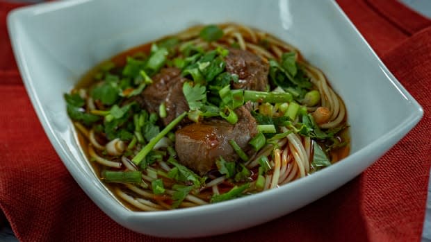 <p>Beef and Noodle Soup Bowl from the Shanghai Holiday Kitchen (China)</p><p>Disney</p>