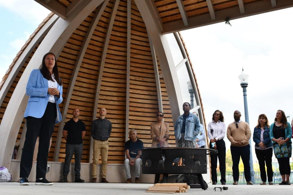 Kandice Baptiste, Queen's senior director of student equity, inclusion and belonging, said it's important for Indigenous people to feel welcome on campus. 