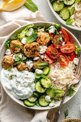 Greek Chicken Meatballs