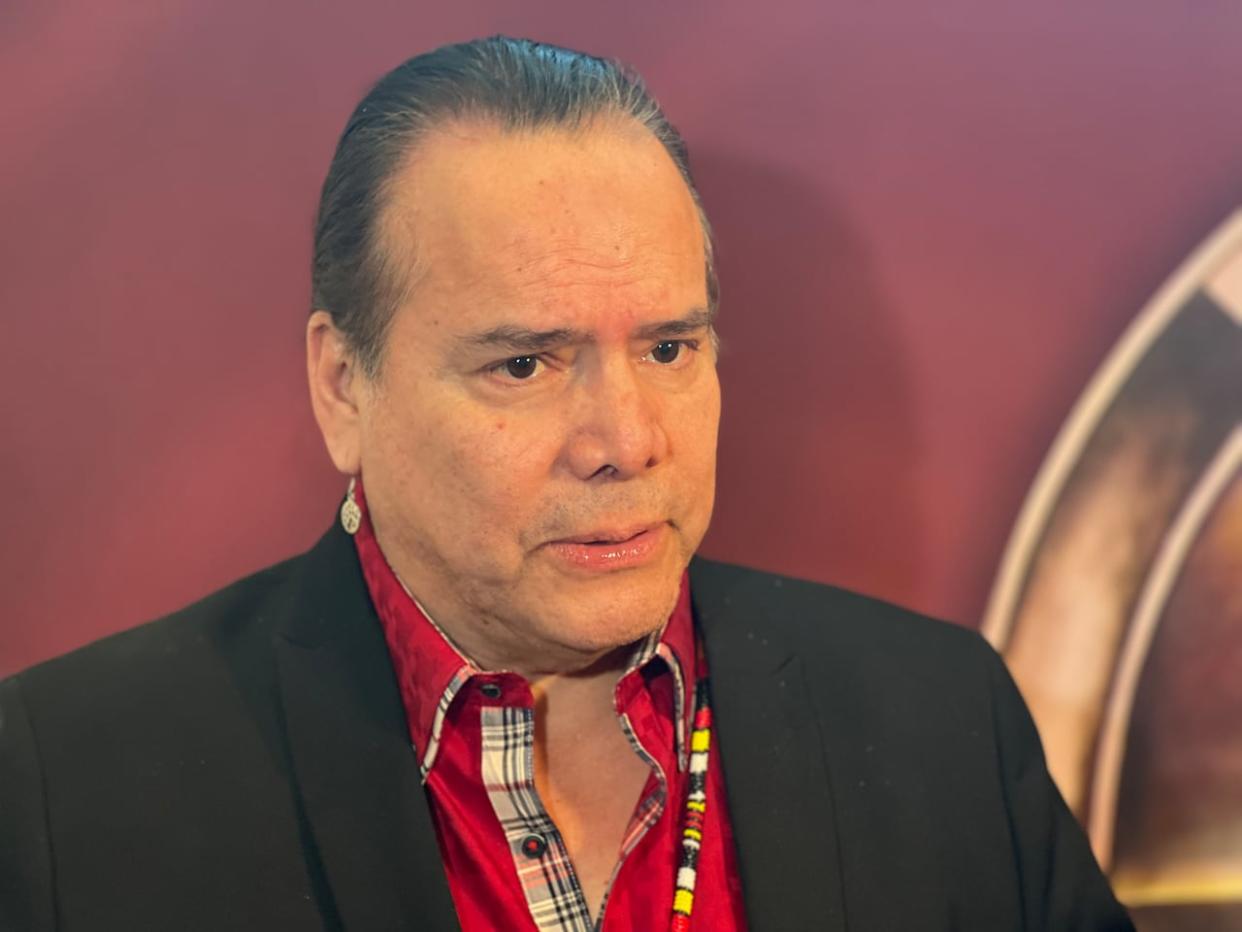 Manitoba Keewatinowi Okimakanak Grand Chief Garrison Settee says Canada needs national legislation that specifically addresses how to deal with burial sites of historical Indigenous remains, particularly of Indigenous children who died at residential schools. (Randall McKenzie/CBC - image credit)