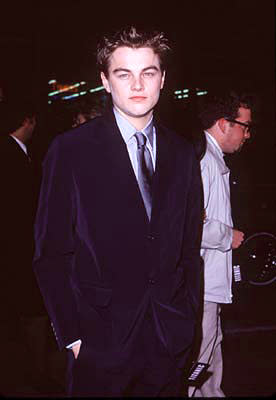 Leonardo DiCaprio at the premiere of Paramount's Titanic