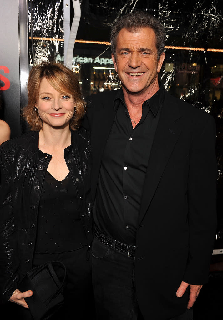 Edge of Darkness LA premiere 2010 Jodie Foster Mel Gibson