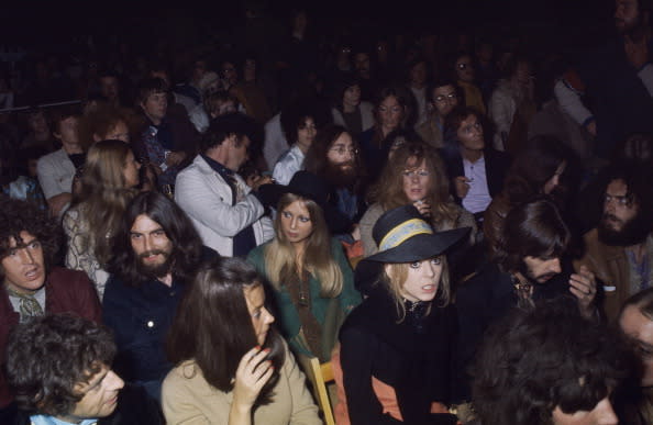 Yoko Ono and The Beatles at Isle Of White Festival, 1969 